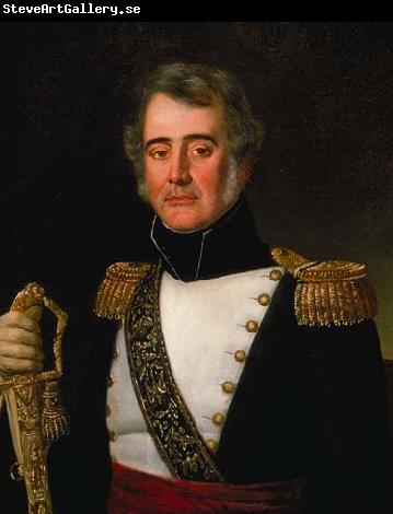 Jean joseph Taillasson A portrait of Brigadier General Jean Baptiste Plauche by Jean Joseph Vaudechamp